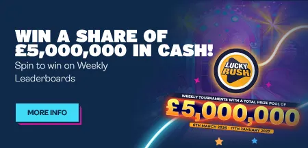 Bannière promotionnelle Vegas Plus représentant un tournoi